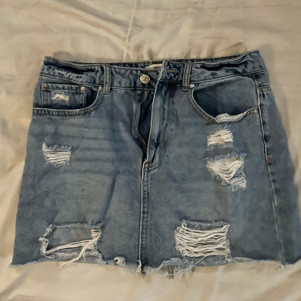 Jean Mini Skirt